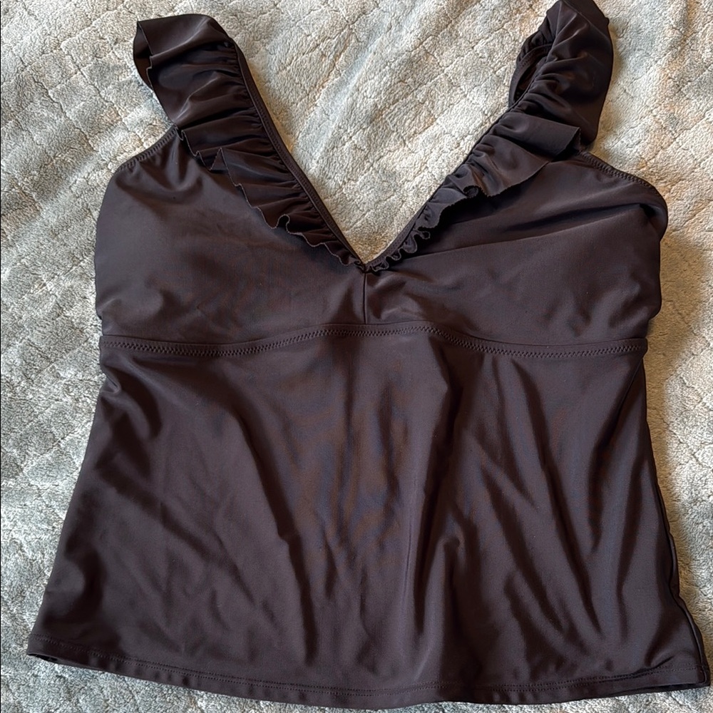 Old Navy ruffle tankini top - Picture 3 of 8